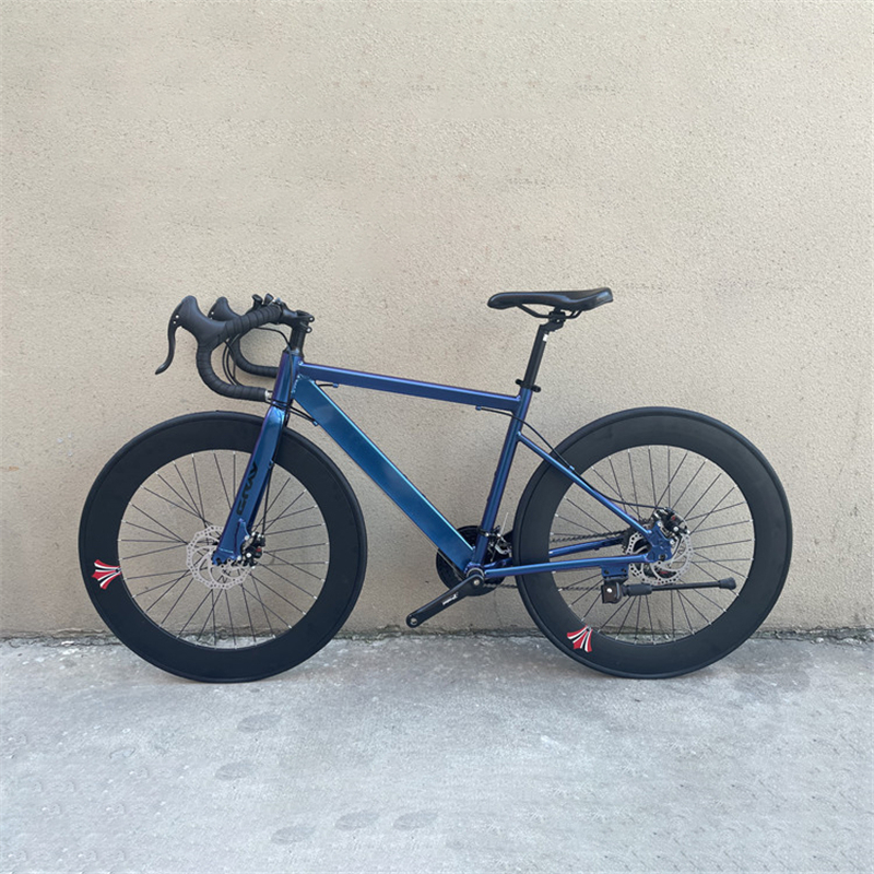700C Road Bike Aluminum Alloy 21 24 27 30 Speeds Disc Brake Racing Bicycle Sports Commuter Transport Handlebar Customizable (باللغة الإنجليزية)